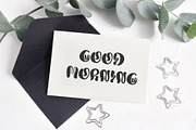 Round Hand Drawn Display liquid Font, a Sans Serif Font by Happy Letters (Thumbnail 2 of 12)