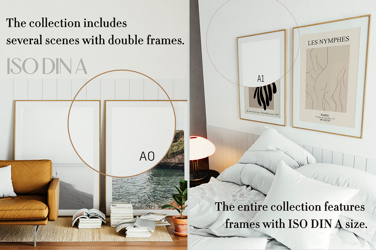 Stockholm Room & MockUp Frame Bundle, a Household Mockup by LAMIA DESIGN (Photo 4 of 14)