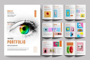 Minimal Portfolio Templates, a Brochure Template by ContestDesign