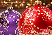 Christmas Balls Set, an Object Graphic by Voysla's Shop (Thumbnail 8 of 10)