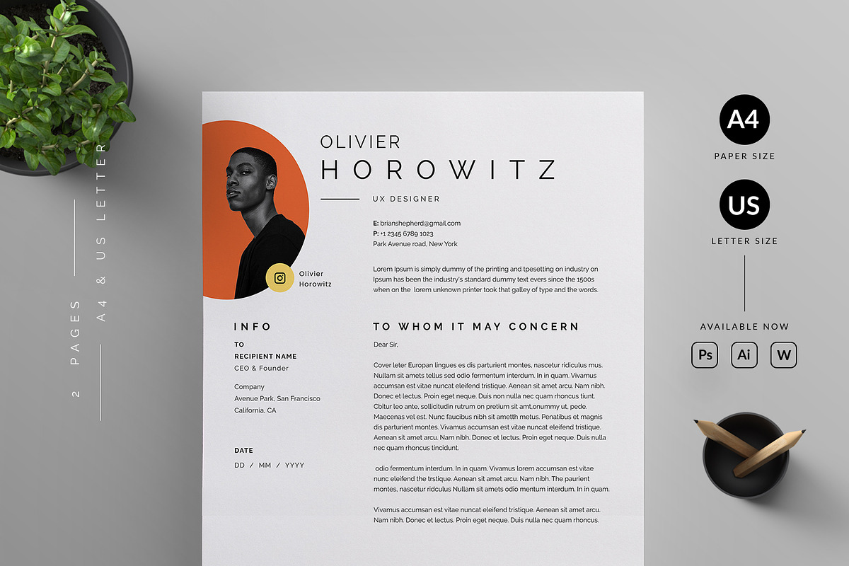 Resume/CV, a Resume Template by Reuix Studio (Photo 4 of 5)