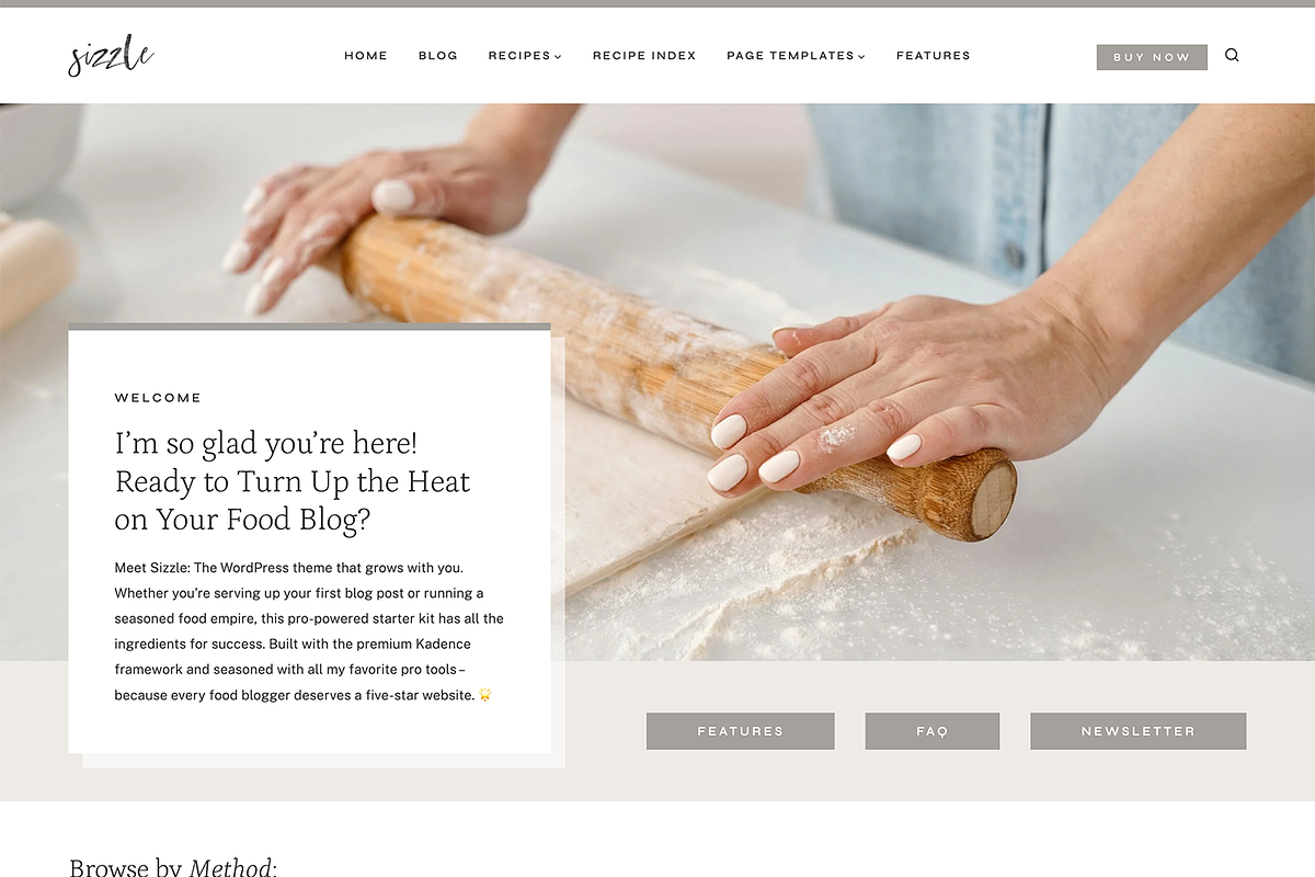 Sizzle Kadence WordPress Theme, a WordPress Template by Coach Linz (Photo 7 of 9)