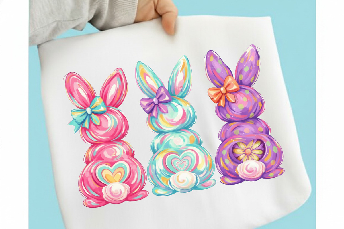 Bunny Coquette Bow PNG, Easter Bunny, an Illustration by designcity5 (Photo 4 of 4)