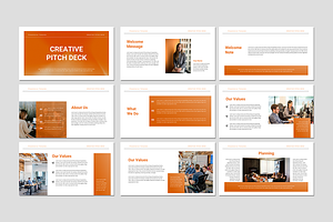 Creative Pitch Deck - PowerPoint