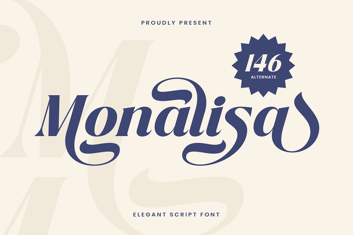 Monalisa - Serif Font with Butterfly, a Serif Font by Umitype (Photo 11 of 11)