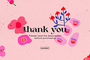 Abstract Modern Flowers Graphics, a Decorative Illustration by likorbut (Thumbnail 9 of 9)