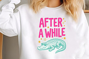 Teacher Summer Holiday Crocodile PNG, a Seasonal Illustration by Canvas Craft (Thumbnail 2 of 7)