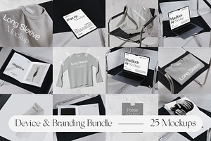 Apparel, MacBook, iPad, Tube Mockups, a Shirt Mockup by Feel This