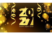 2027 New Year Graphics Set, a Background Graphic by Finevector (Thumbnail 5 of 7)