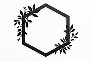 Floral Laser Cut Frame Set, an Illustration by Creativeshirt (Thumbnail 3 of 9)
