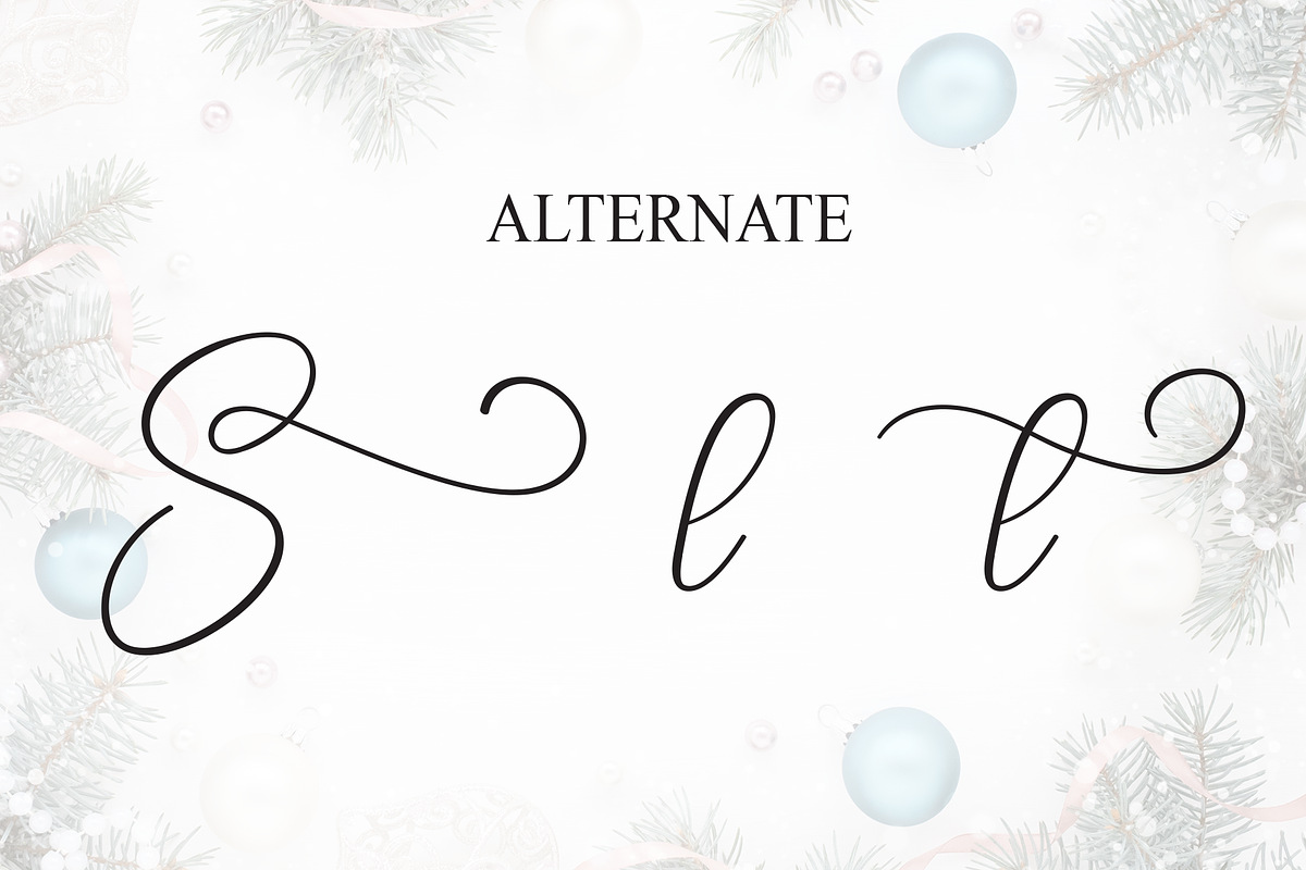 Story Christmas | Script Font, a Handwritten Font by Scratchones (Photo 8 of 9)