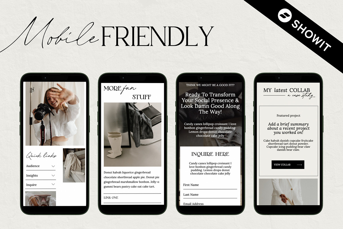 Media Kit Website Template, a Websites & App Template by Field Digital (Photo 6 of 9)