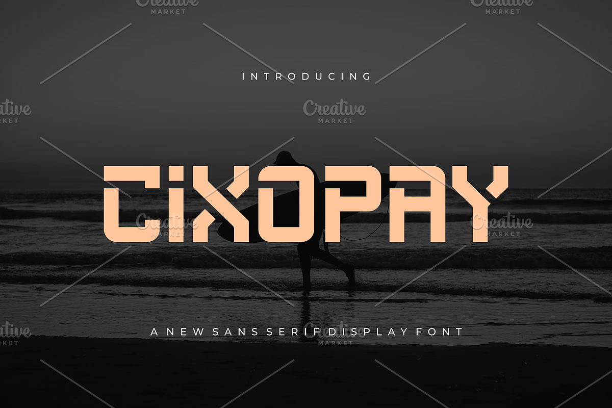Cixopay - Font, a Sans Serif Font by artchiles_design (Photo 1 of 5)