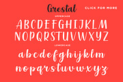 Grestal - Casual Lettering Font, a Sans Serif Font by Konstantine Studio (Thumbnail 7 of 8)