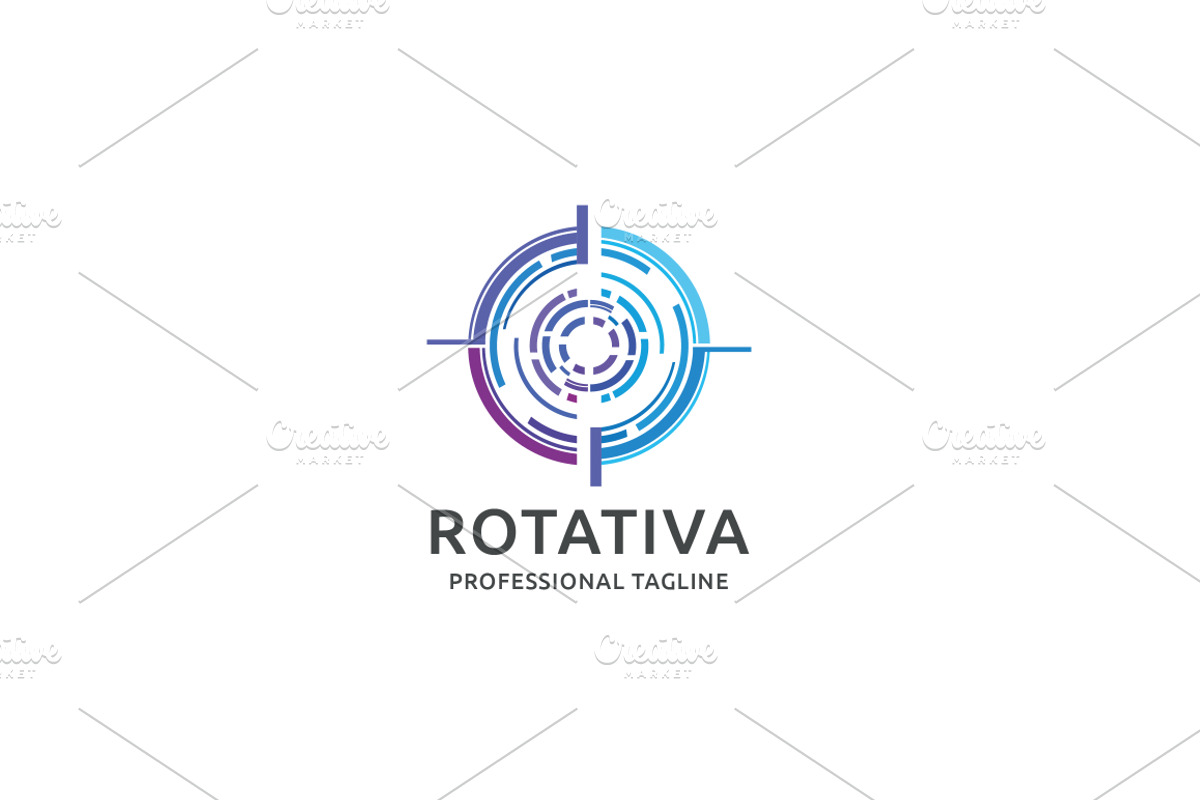 Rotativa Circles Logo, a Branding & Logo Template by Design_Planet