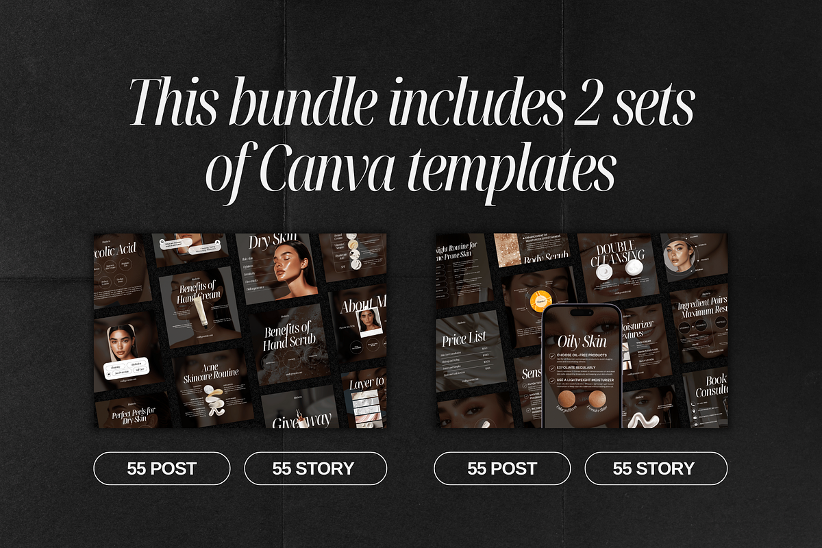 Aesthetic Beauty Instagram Template, a Social Media Template by Xenié Creative (Photo 2 of 10)