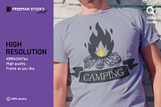 Men's T-Shirt Mock-Up Set, a Shirt Mockup by Freeman Studio (Thumbnail 4 of 14)