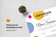 Certificate Template, a Stationery Template by Panen Creative (Thumbnail 3 of 3)