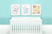 Frame mockups with child crib, a Print Template by Milan Mockup (Thumbnail 3 of 5)