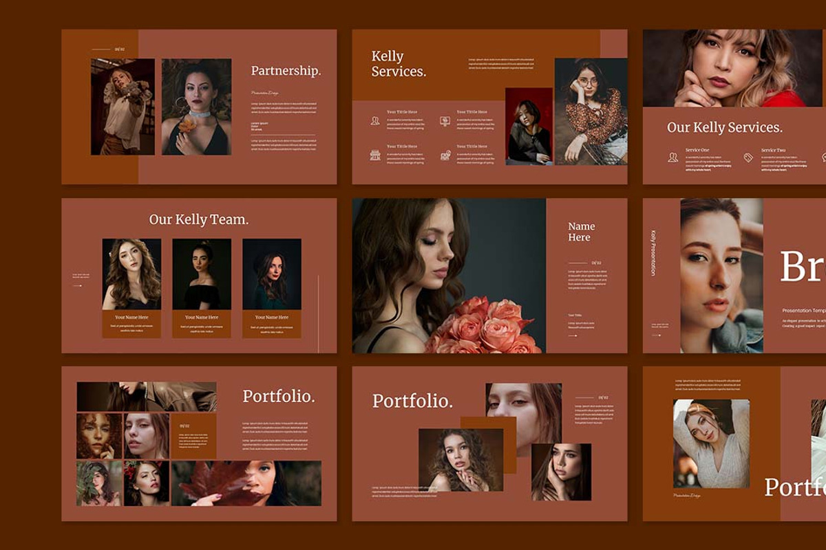 Kelly Fashion Presentation Tamplate, a Presentation Template by Analogous Temp (Photo 3 of 5)