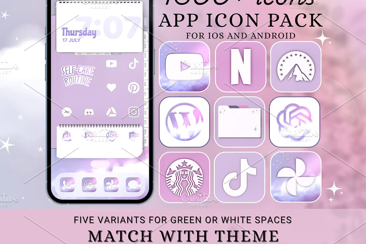 Purple iPad and iPhone Theme + Icons, a Wallpaper Photo by BeeRubby (Photo 6 of 9)