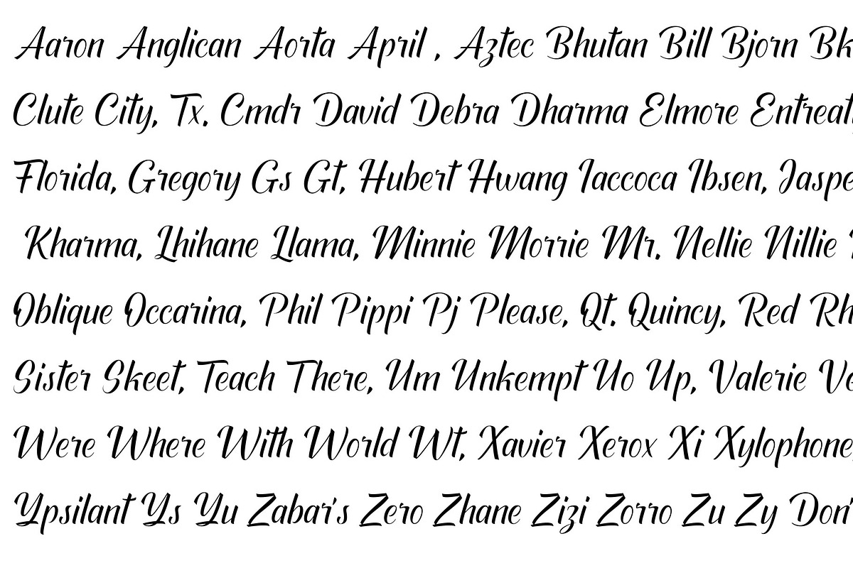 Mathilda, a Script Font by Reza Studio (Photo 8 of 10)