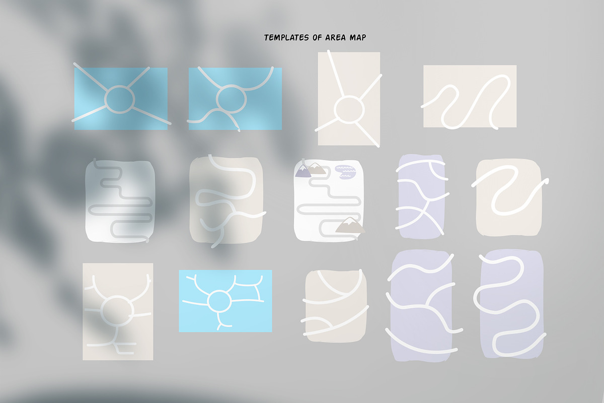 Christmas in big city. Vector maps., an Illustration by bioraven (Photo 8 of 12)