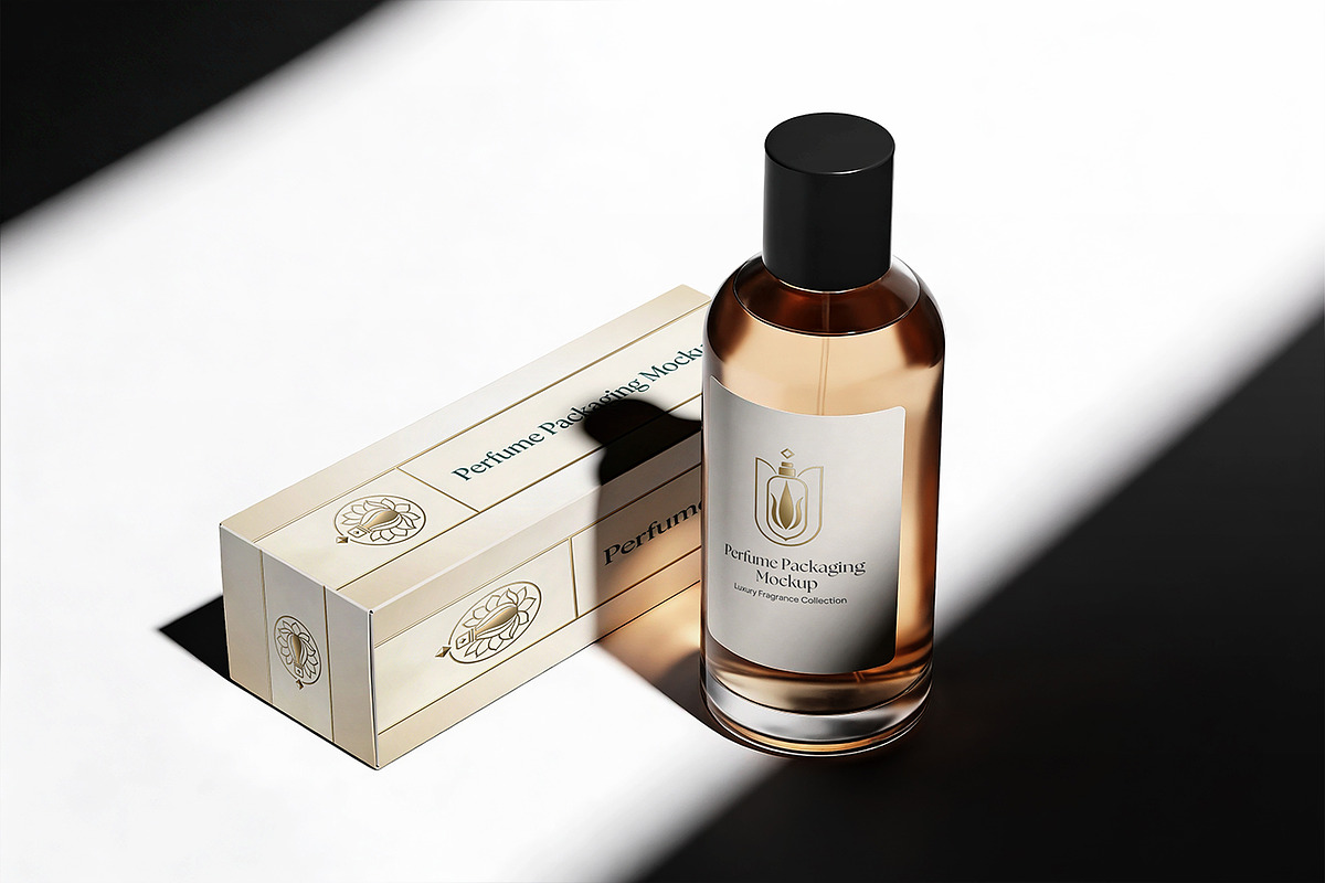 Perfume Packaging Mockup, a Product Mockup by Pitchlook.Studio (Photo 2 of 4)