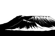 collection of volcano silhouettes, an Illustration by Amazin_art (Thumbnail 2 of 31)