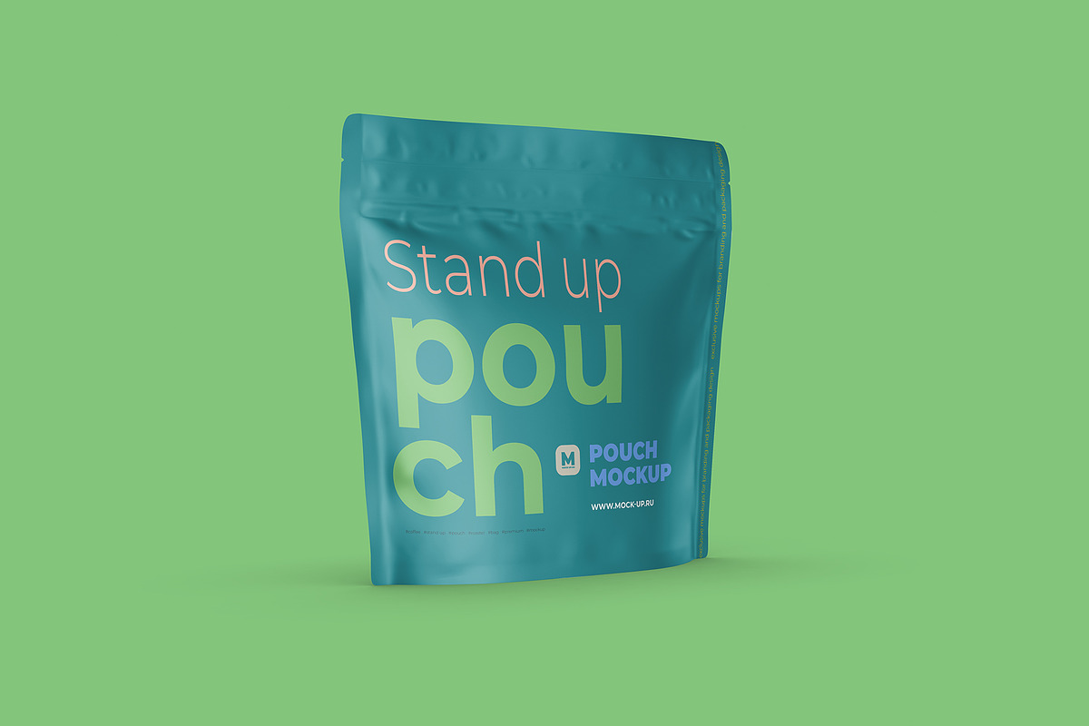 4 PSD Stand-up Pouch Mockup (square), a Cups & Container Mockup by easymock (Photo 10 of 11)
