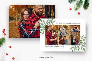 Christmas Card Template CC064