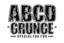 ABCD Grunge – Vintage Athletic Font