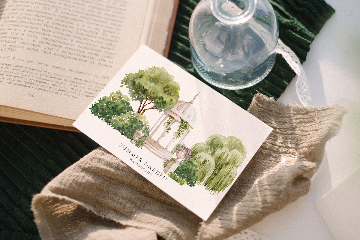 Fragrant garden-great watercolor set, a Decorative Illustration by Pamyatka Shop (Photo 21 of 24)