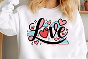 Love Heart Png, Faux Yarn Valentine, an Illustration by Designking (Thumbnail 4 of 6)