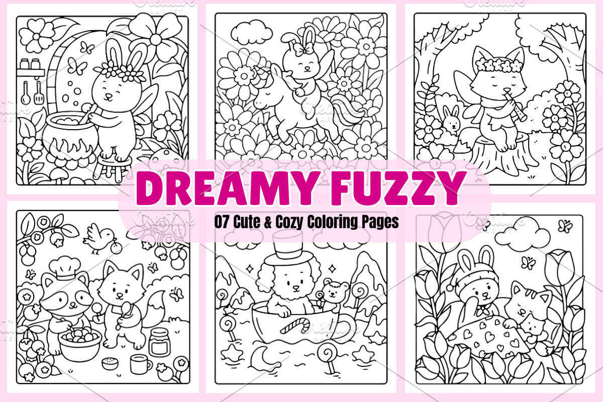 Dreamy Fuzzy Cute & Cozy Book, a Decorative Illustration by Coco Bloom (Photo 1 of 3)