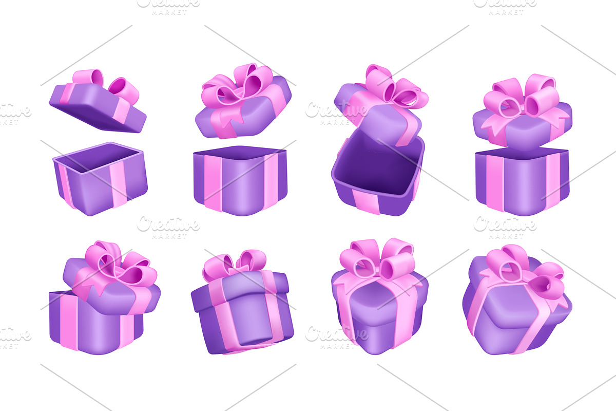Gift Box 3D Illustration, an Object Illustration by alexdndz