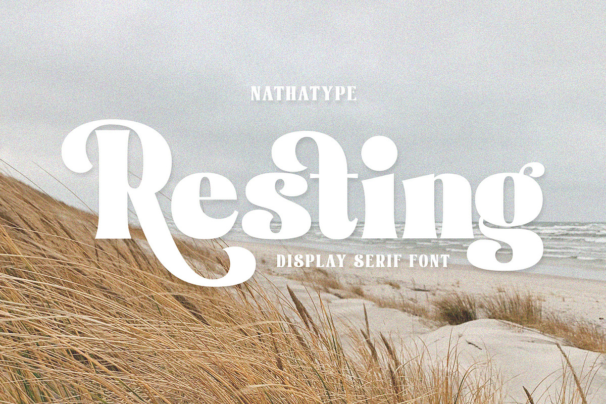 Resting, a Serif Font by Nathatype (Photo 1 of 10)