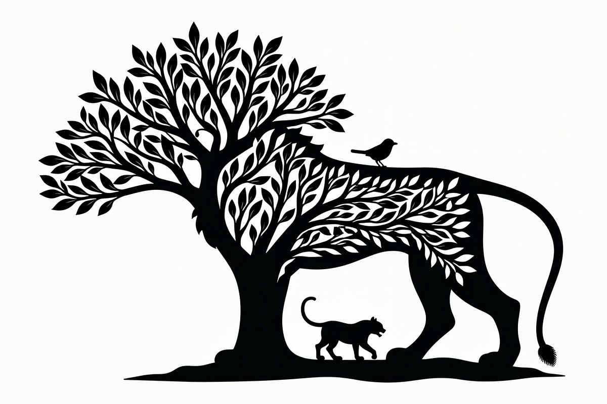 Lion Silhouette Vector Illustration,, an Illustration by Amazin_art (Photo 13 of 21)
