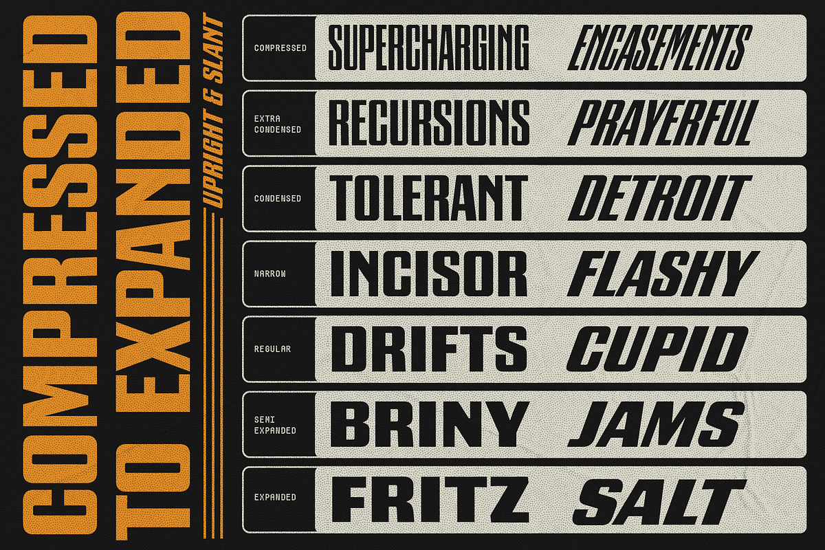 Gearly Variable, a Font by Goodwheel Studio (Photo 4 of 8)