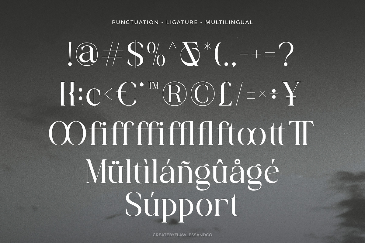 Brettaline - Family Serif Font, a Serif Font by Flawless And Co (Photo 9 of 10)