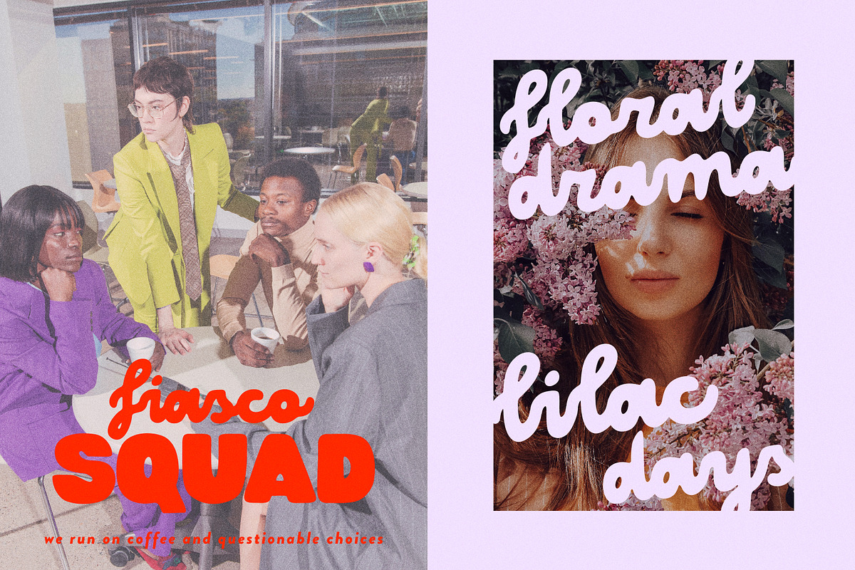 Nice Together Playful Vibe Script, a Script Font by Struvictory.art (Photo 7 of 9)