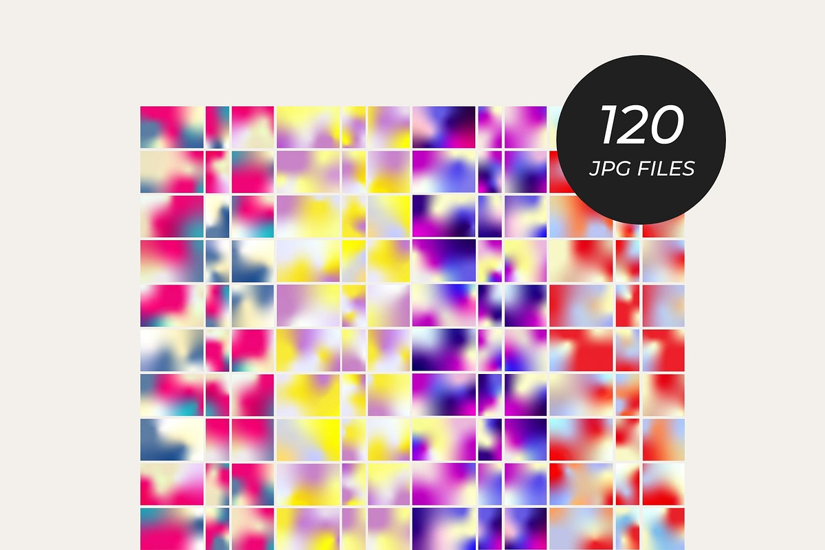 Vibrant Retro Grainy GRADIENTS, a Background Graphic by Lyrata Studio (Photo 14 of 24)