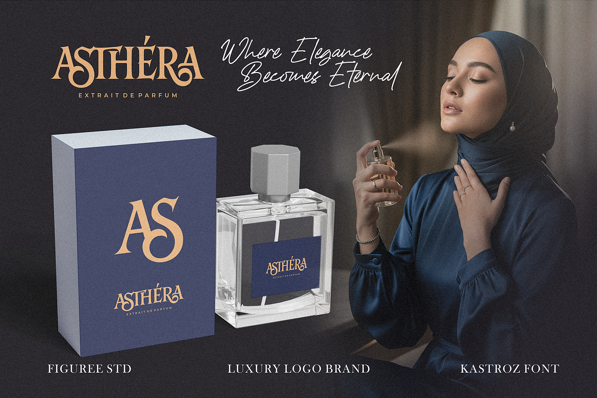 Kastroz – Luxury Vintage Serif Font, a Serif Font by figuree studio (Photo 4 of 10)