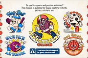 Sports Ball Retro Character Mascot, a Sport Illustration by Kevyn Creative (Thumbnail 2 of 3)