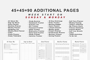 2025 Sunday & Monday Starts Planner, a Stationery Template by MNT-Creator (Thumbnail 7 of 10)