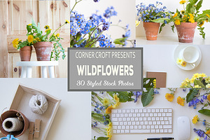 Wildflower Styled Stock Photo Bundle
