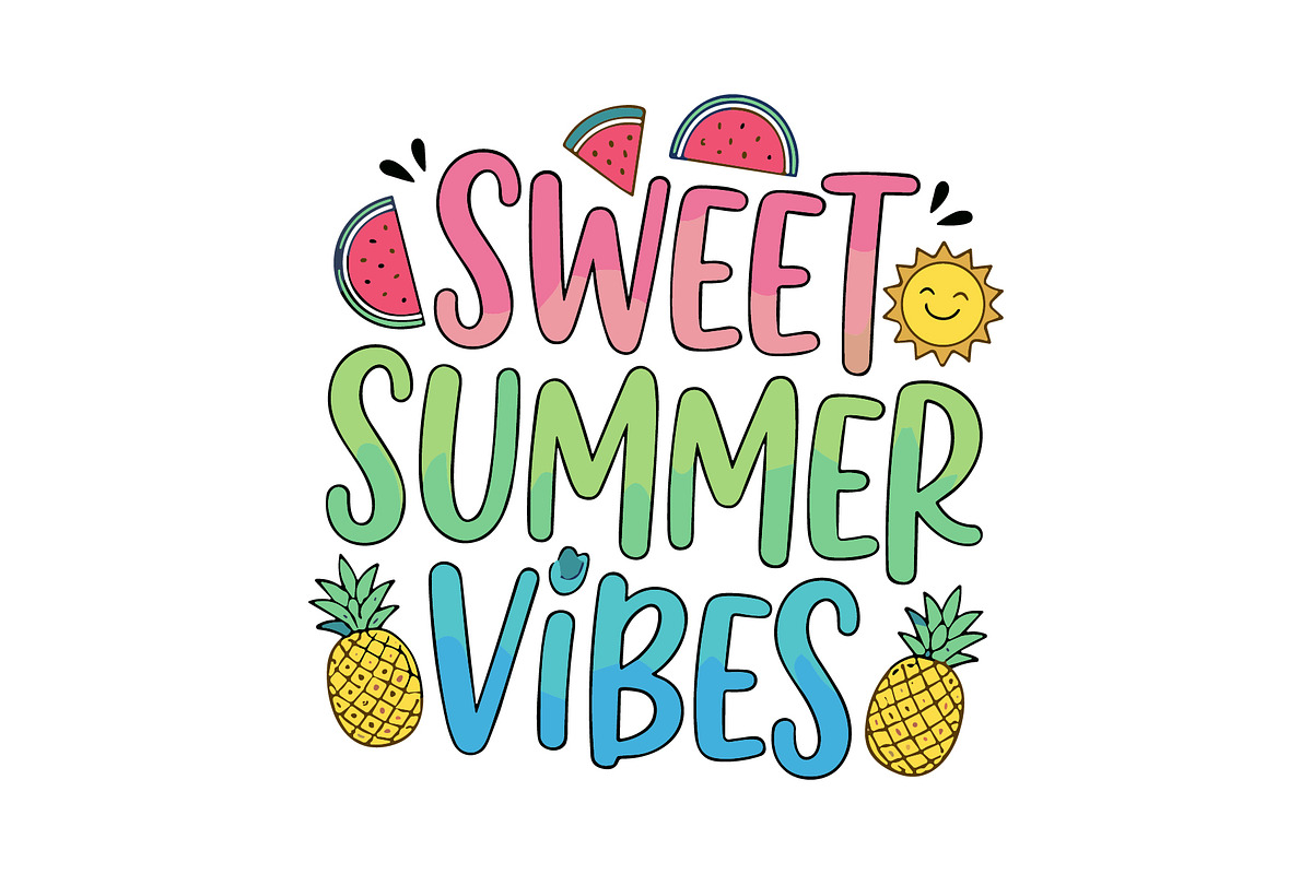 Summer Vacation Quotes, a Seasonal Illustration by Artivon (Photo 6 of 11)