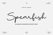 Spearfish Elegant Signature Font, a Script Font by Heinzel Std (Thumbnail 1 of 11)