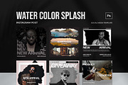 Watercolor Splash Instagram, a Social Media Template by Analogi Studio (Thumbnail 2 of 6)