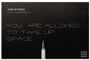 Take Up Space Hand Drawn  Font, a Font by CC CREATIVE CO (Thumbnail 4 of 4)